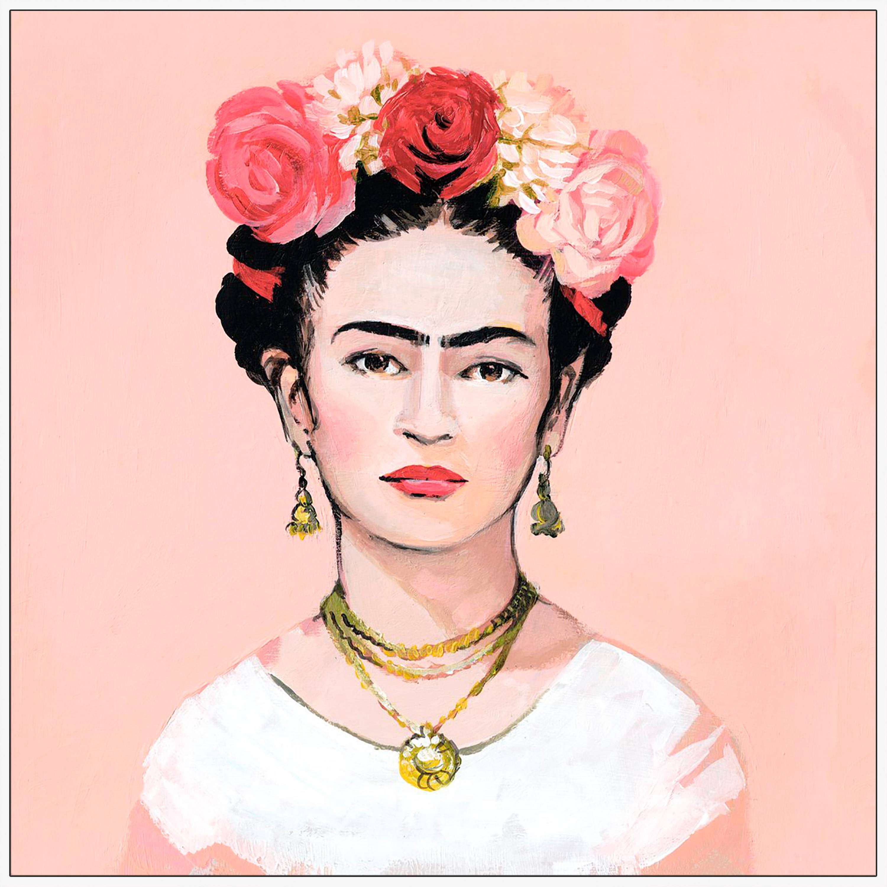 Eyebrows Floater Framed Painting Print on Canvas