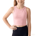 thumbnail image 2 of GiLiling Kids Solid Color Hollow Out Backless Camisole Vest Round Neck Fashion Top (Pink, 4-5 Years), 2 of 8