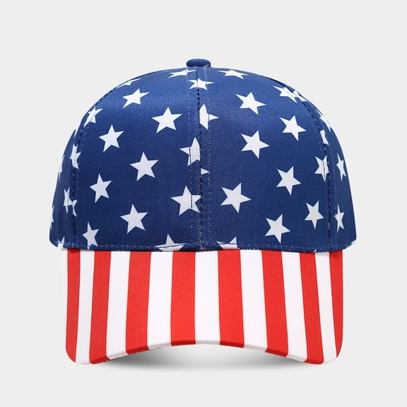 Helii American Flag Baseball Cap – 4th of July Patriotic Hat for Men Women, 1776-2026 USA Cotton Cap with 6 Panel Vents, Adjustable Summer Outdoor Hat Blue,One Size