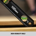 thumbnail image 5 of Hyper Tough 9-inch 3 Vial Solid Aluminum Torpedo Level, 5 of 13