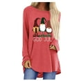 thumbnail image 2 of Pntutb Mujer Casual Cuello Redondo Navidad Manga Larga Estampado Camiseta Top Blusa Pntutb Pntutb-6646, 2 of 7