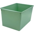 thumbnail image 3 of Teacher Created Resources Plastic Multi-Purpose Bin, Eucalyptus Green, Pack of 3, 3 of 4