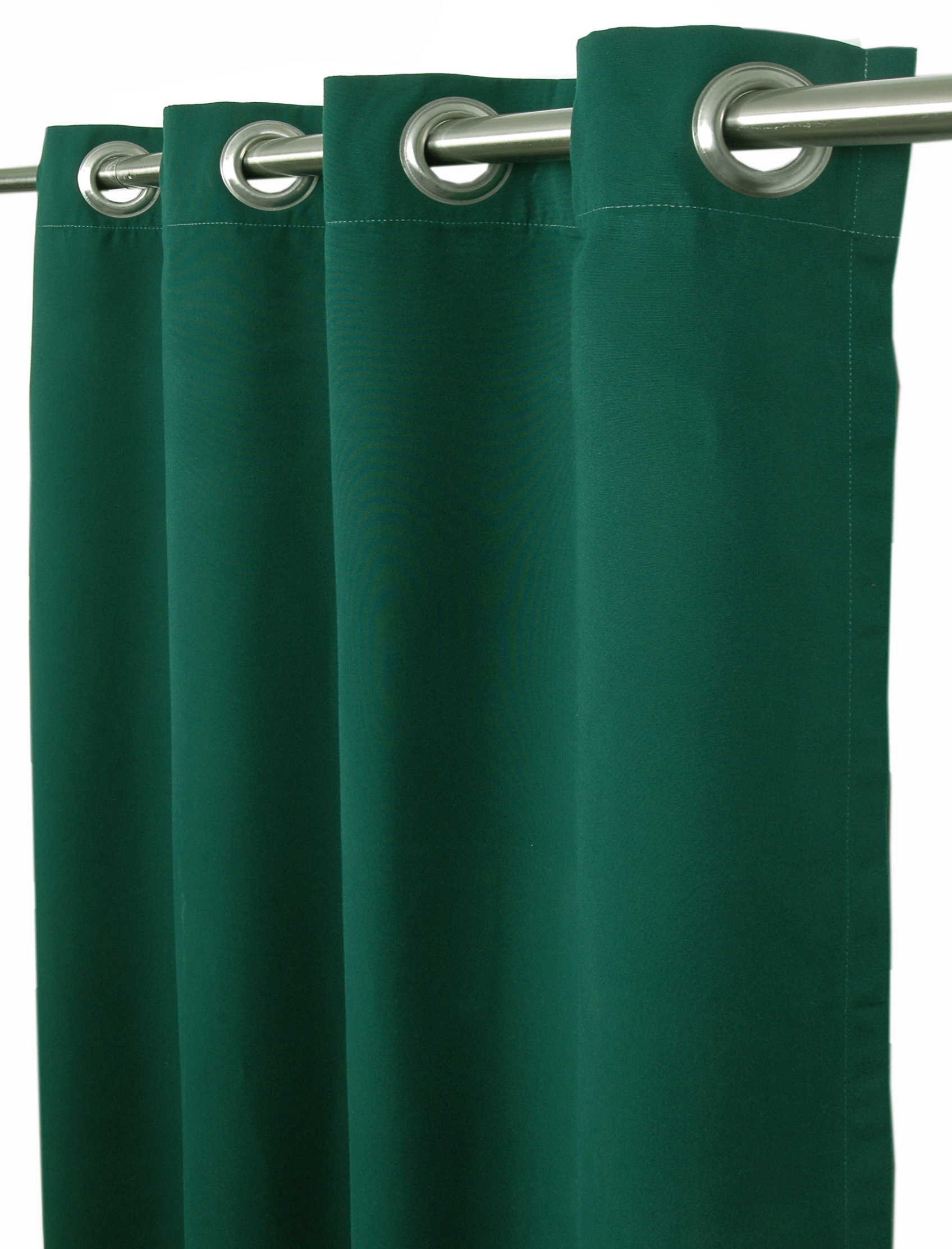 Sunbrella Canvas Forest Green Indoor/Outdoor Curtain Panel by Sweet Summer Living, 50" x 96" with Stainless Steel Grommets - image 1 of 1
