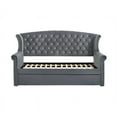 thumbnail image 5 of Coaster Company Upholstered Tufted Twin Daybed with Trundle, Gray, 5 of 8