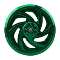 thumbnail image 1 of vortess Motorcycle Engine Cooling Fan Cover Motorcycle Engine Fan Guard Parts Decoration Green, 1 of 9