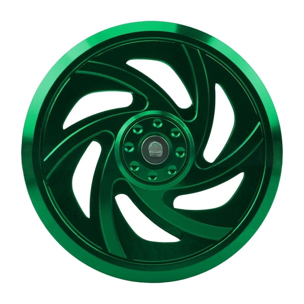 Cubierta del ventilador de refrigeración del motor de la motocicleta, decoración, regalo, accesorios de fácil instalación Verde