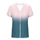 thumbnail image 4 of Camiseta de Cuello Redondo de Color Sólido Casual de Ajuste Suelto con Poliéster Suave, Camiseta de Verano para Uso Diario en Casa O Trabajo, 4 of 6