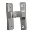 thumbnail image 2 of Pestillo de puerta de Cerradura de puerta de seguridad con tornillos Hardware Puertas Cerradura de perno Pestillo abatible para gabinetes Plata, 2 of 8