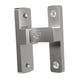 thumbnail image 2 of Pestillo de puerta de Cerradura de puerta de seguridad con tornillos Hardware Puertas Cerradura de perno Pestillo abatible para gabinetes Plata, 2 of 8