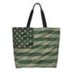 thumbnail image 1 of Fotbe Jungle Green Camo USA Flag Bolsa Tote Estética de Lona con Estampado para Mujer - Bolsa Reutilizable de Hombro Casual para Vacaciones, Compras, Trabajo y Gimnasio, 1 of 8