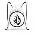 thumbnail image 3 of Mochila con cordón y logotipo de Volcom, bolsa deportiva para gimnasio, bolsa con cordón para hacer ejercicio, 3 of 5