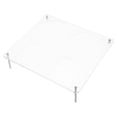 thumbnail image 1 of OUNONA cd dvd discs storage case Acrylic record stand holder 1Pack for Office Use, 1 of 8