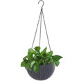 thumbnail image 4 of 2PCS Hanging Planter Plastic Hanging Basket Hanging Flower Pot with Spray Bottle, 4 of 7