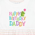 thumbnail image 4 of Inktastic Happy Birthday Daddy Boy Girl Party Girls Baby Dress, 4 of 5