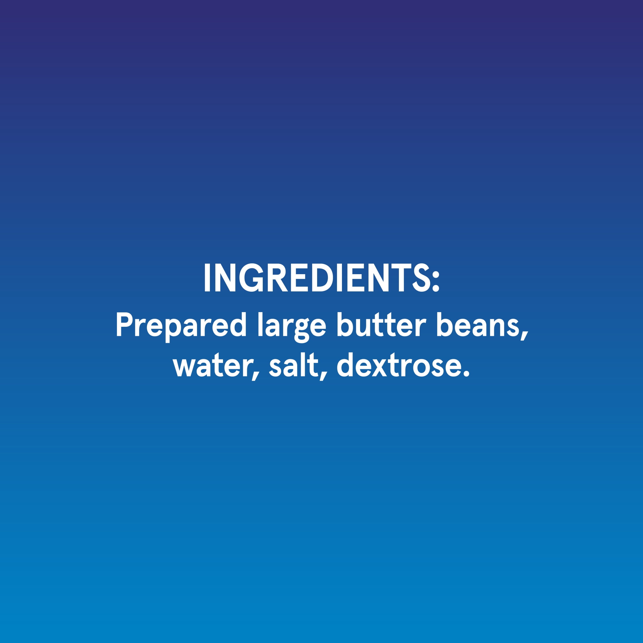 Bush's Large Butter Beans Beans, Canned Butter Beans, 16 oz Can