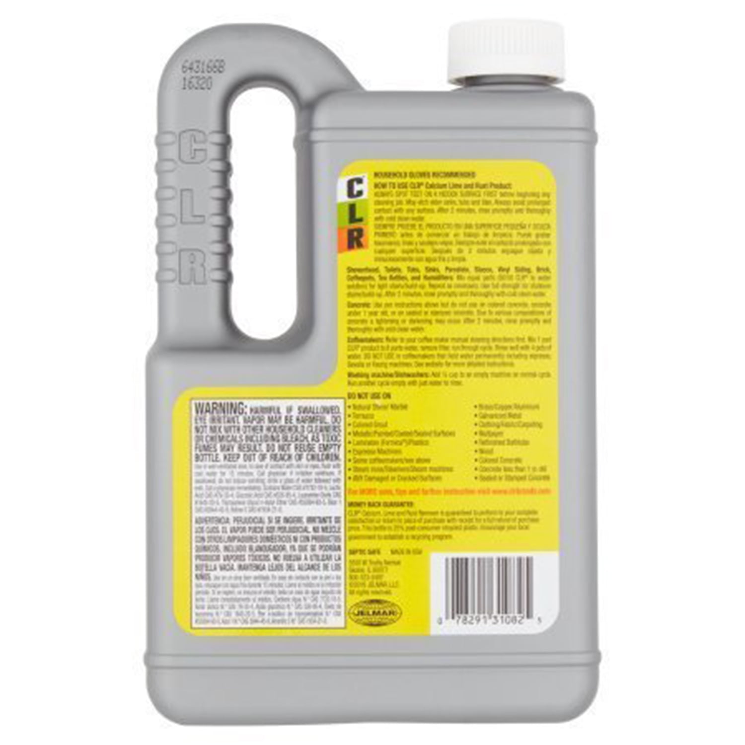 Clr Calcium Lime Rust Remover Barcode