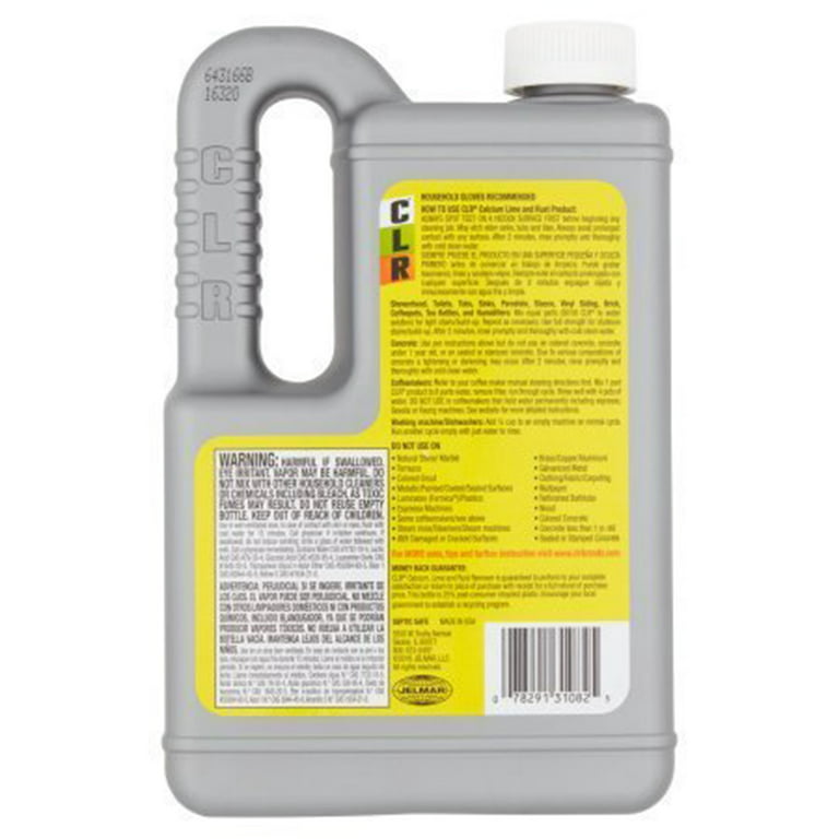 Clr Calcium, Lime and Rust Remover, 28 oz Bottle, 12/Carton