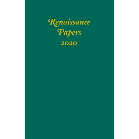 Renaissance Papers Renaissance Papers 2020, Book 25, (Hardcover)