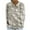 Beige, variant on Uootdi Women's Floral Applique Collared Half - Sleeve Loose Fit Casual Summer Beach Shirt Lightweight Breathable Boho Style Beige Womens Tops
