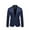 Navy, variant on QUNYINEY Long Sleeve Jacket for Men Solid Blazer Black Sport Coat Lightweight One Button Slim Outerwear Jackets