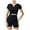Black, variant on Workout Sets for Women Crop Top High Waist Yoga Legging Workout Outfits for Womens 2 Piece Gym Sets Solid Color Athletic Suits