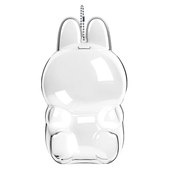 Protective Case for Dolls Sitting Figure – Clear PVC Storage Box with Keychain, Dustproof & Scratch-Resistant, Portable Display Case for Dolls Collectibles (Figure Not Included)