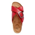 thumbnail image 5 of Time and Tru Women's Footbed Crossband Slide Sandals, 5 of 6