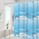 thumbnail image 4 of Cortina de ducha impermeable y antimoho, gruesa, para baño, sin perforaciones, para puerta, ventana, PEVA, impermeable, 4 of 6