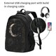 thumbnail image 2 of Easygdp Abstract Starry Sky Moon Mochila para Laptop de Viaje con Puerto USB, Mochila para Laptop con Puerto de Carga USB para Mujeres y Hombres, 2 of 7