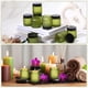 thumbnail image 4 of Frascos de vidrio Norme de 4 oz/120 ml con tapas a prueba de fugas, 12 unidades, color verde guisante, 4 of 7