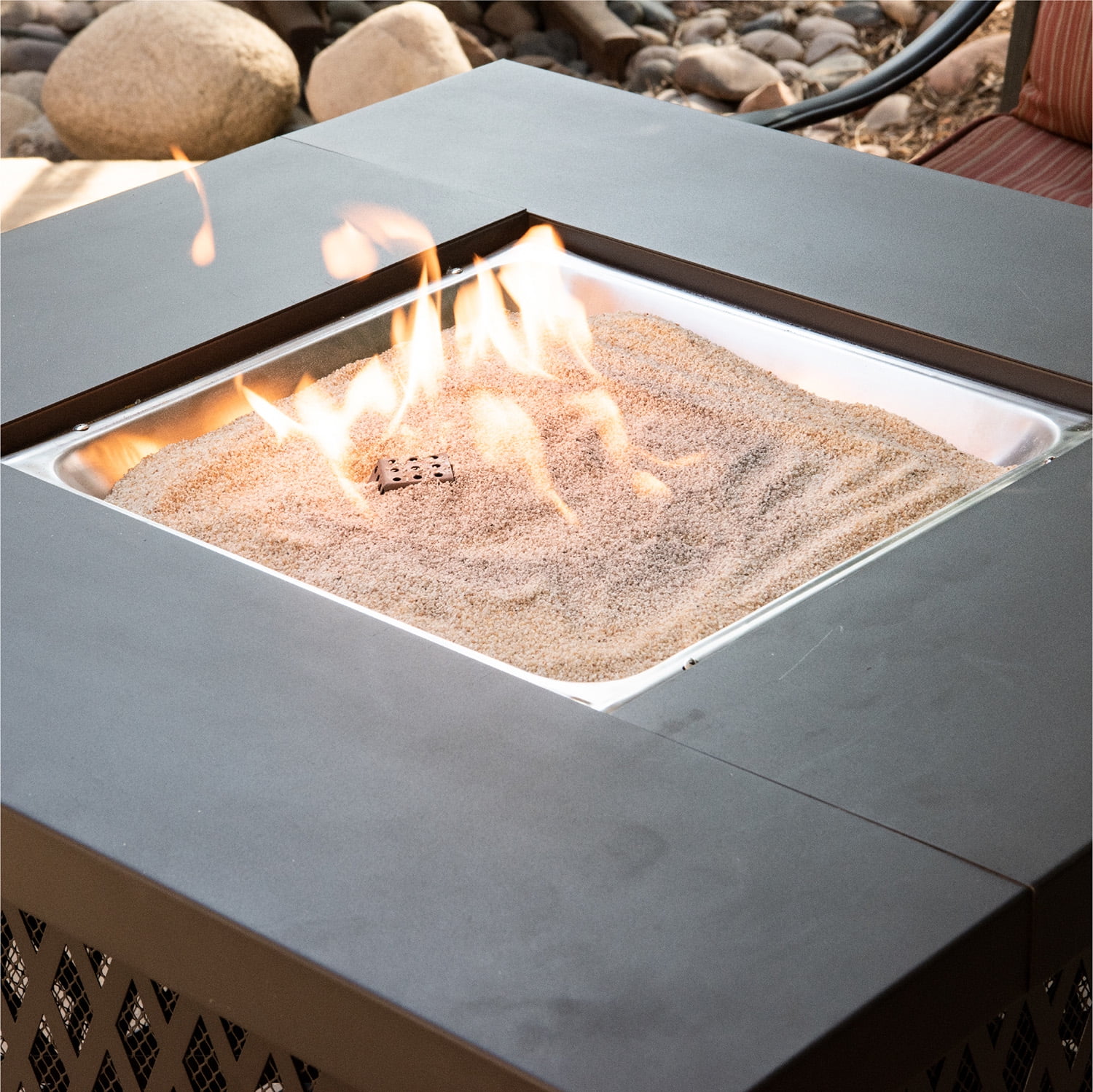 Silica Sand | Heatproof Base Layer Sand for Fire Pits &amp; Fireplaces | 10  lbs - Walmart.com