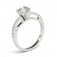 thumbnail image 3 of Round Brilliant Cut Solitaire With Accents Engagement Ring 14K Yellow Gold, 3 of 3