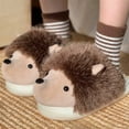 thumbnail image 5 of House Slippers for Woman Soft Indoor Slippers with Hedgehog Design for Winter Home Use Cozy and Warm for Comfort, 5 of 5