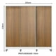 thumbnail image 3 of Ropero Closet Madesa Royale 3 Puertas B/M/M CP 228 cm x 231 cm x 55 cm, 3 of 5