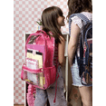thumbnail image 5 of Packed Party Girls' Clear Check Me Out Backpack, Pink Gingham, 5 of 8