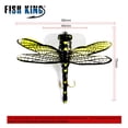 thumbnail image 2 of 6g 75mm Lifelike Eyes Artificial Topwater  Bionic Bait Dragonfly Fly Fishing Lure Treble Hooks Flies Insect COLOR E, 2 of 8