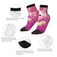 thumbnail image 5 of Fuzoiu Cute Pink Axolotl A Print Adult Socks, Crew Moisture-wicking Socks, Unisex Cushion Crew Socks,Casual Sports Ankle Socks, 5 of 7