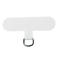 thumbnail image 1 of Parche de cordón para teléfono, con anillo Vervangende onderdelen voor telefoonriem Blanco, 1 of 2