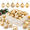 Gold-216, variant on 216 Minimas Ball Ornament 1.18 Inch Red Green