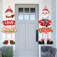 thumbnail image 2 of Christmas Flag Hanging Santa Claus Reindeer Snowman Door Decor Joy Noel 2025 Merry Christmas Party Decor For Home, 2 of 5