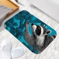 thumbnail image 6 of 1pc Raccoon Absorbent Non-Slip Bathroom Thickened Flannel Rug Decor,Soft,Quick Drying,Suitable For Indoor/outdoor Use,Bathrooms,Bedrooms,Kitchens,Terrace,Laundry Rooms,16"x24", 6 of 9