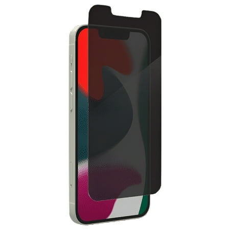 ZAGG InvisibleShield Glass Elite Privacy 360 - 4-way Privacy Screen Protector - Made for Apple iPhone 13 mini – 5X Impact Protection