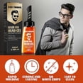 thumbnail image 5 of Hair Setting Gel With Dip Comb Men Care Styling Wax Solution 100ml, 5 of 5