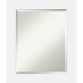 thumbnail image 4 of Amanti Art Beveled Wood Bathroom Wall Mirror - Corvino White Frame Outer Size: 21 x 25 in, 4 of 5