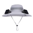 thumbnail image 3 of Solar Powered Sun Hat With Built In Fan For Outdoor Work Sports And Fishing Wide Brim Breathable Unisex Design Convertible Hats for Women Solar Escape Hats Session Hat Worn Baseball Cap Women Wide, 3 of 3