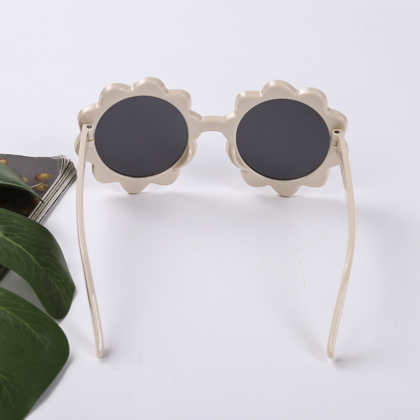 Binpure Kids Beach Sunglasses, Round Flower Shape UV400 Protection Sunglasses - image 5 of 7