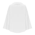 thumbnail image 6 of Peione Shirts for Women Summer Long Sleeve Lapel Button Down Shirt Lightweight Gauze Tops Loose Casual Blouses Clothes, 6 of 6