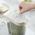 thumbnail image 3 of GUOOL Seau de Rangement Étanche pour Riz Fityle avec Tasse à Mesurer Intégrée, Céréale Blanche, 3 of 9