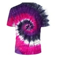 thumbnail image 5 of Mens T Shirts Round Neck Short Sleeve Tie Dye Print Summer Casual Loose Graphic Tees, 5 of 5