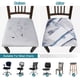 thumbnail image 5 of Forros Elásticos para Asiento de Silla Juego de 6 Azul/Blanco, 5 of 7